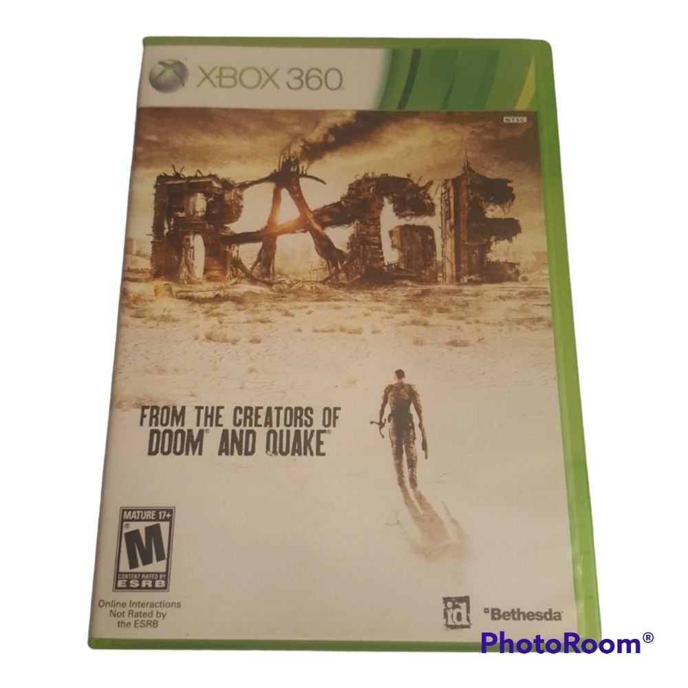 Rage - Xbox 360 Game w/Manual.